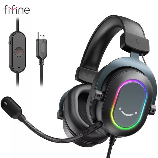 RGB Gaming Headset w/ Mic - Top Tier Tronix