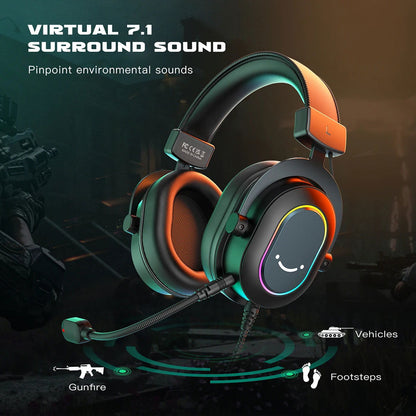 RGB Gaming Headset w/ Mic - Top Tier Tronix